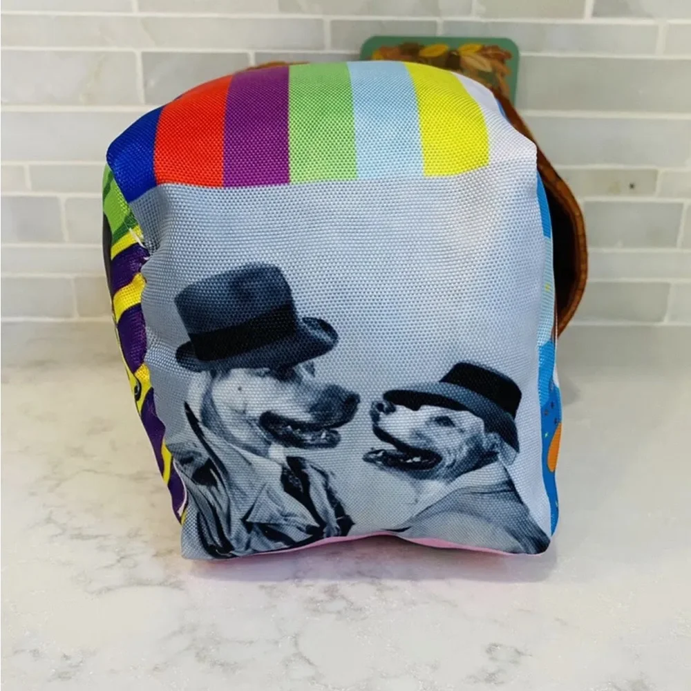 NEW Bark Box Squeak-O-Vision TV Barkbox Large Squeaker Crinkle 2 Part Dog Toy - Picture 6 of 8